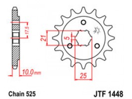 Звезда передняя Sunstar 41615